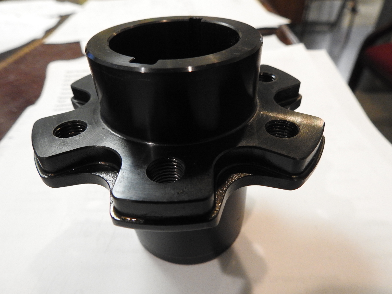 RCD Blower Hub LS Chevy Crank Hub 1/4" and 3/16" Keyways Accepts a RCD